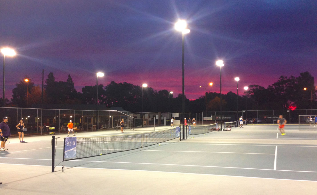 Hard Court Hire Under Lights at Mt Lawley Tennis Club